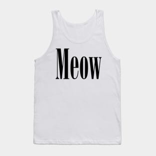 Meow T-Shirt Tank Top